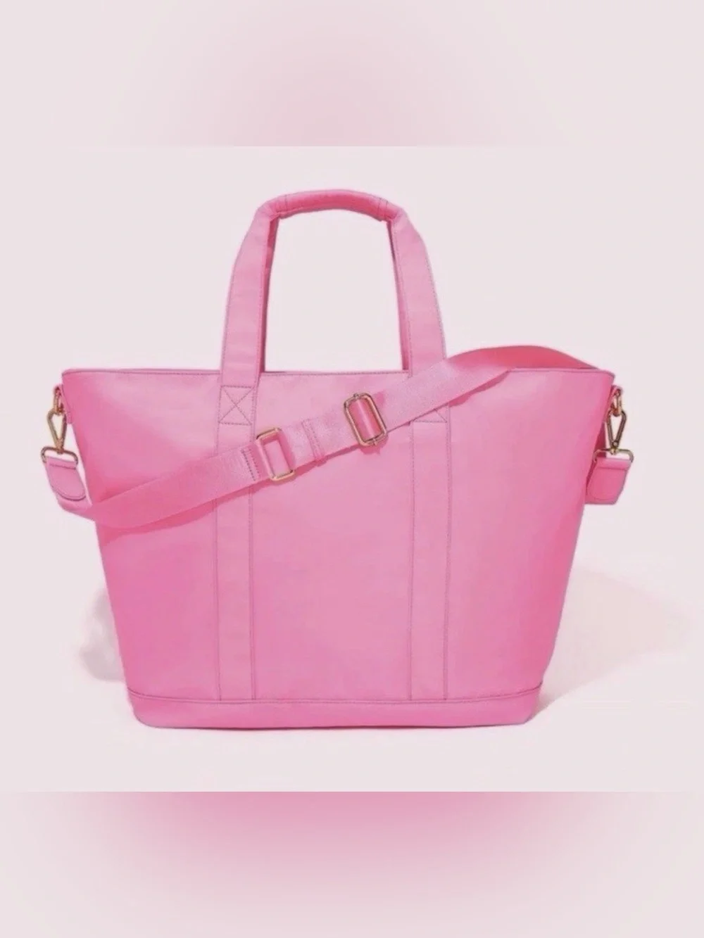 Stoney Clover Lane Classic Nylon Tote Bag Bubblegum - Picture 1 of 4